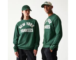 Mikina New Era - MLB Graphic Oversized Crewneck - NY Yankees - Cilantro Green