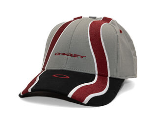 Kšiltovka Oakley - Wave Cap - Cement/Black/Iron Red