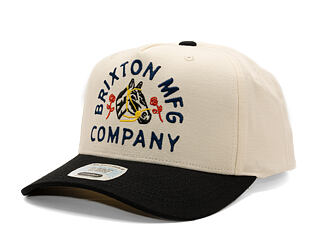 Kšiltovka Brixton - Trophy Horse MP Snapback - Black/Off White