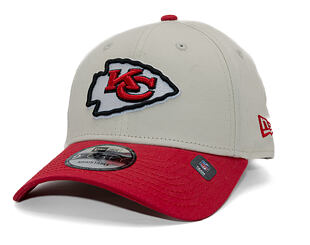 Kšiltovka New Era - NFL Wordmark 9FORTY - Kansas City Chiefs - Cream / Team Color