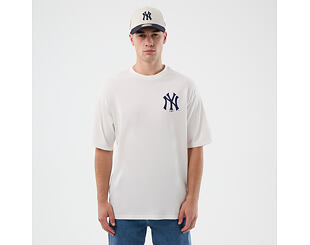 Triko New Era - MLB Cap Graphic Oversized Tee - NY Yankees - White