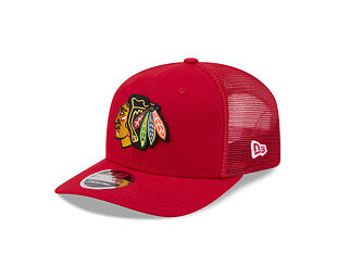 Kšiltovka New Era - NHL US Edit 9SEVENTY Stretch-Snap - Chicago Blackhawks - Team Color