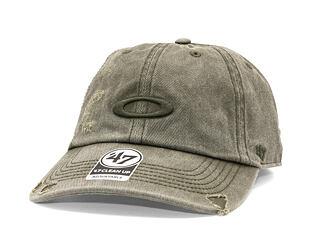 Kšiltovka Oakley - ‘47 Reserve Distressed Cap - Deep Olive