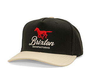 Kšiltovka Brixton - Leisure Snapback - Black/White Cap