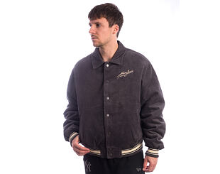 Bunda Karl Kani - Kani Jeans Corduroy Oversized College Jacket - Grey