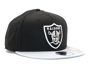 Kšiltovka New Era Cotton Block 3 Oakland Raiders Black/Grey Snapback