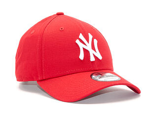 Kšiltovka New Era 9FORTY MLB League Basic New York Yankees Strapback Scarlet / White