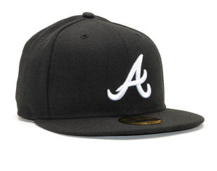 Kšiltovka New Era 59FIFTY MLB Basic Atlanta Braves Black / White