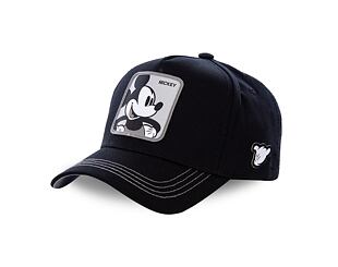 Kšiltovka Capslab Mickey Mouse Monochrome Trucker Black / Grey - MIC3