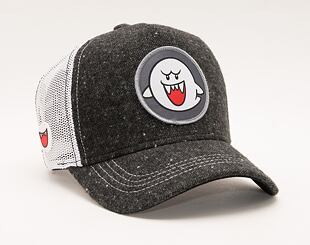 Kšiltovka Capslab Trucker (SUPER MARIO) Ghost POW2