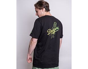 Triko New Era MLB Neon Los Angeles Dodgers Black / Neon Green