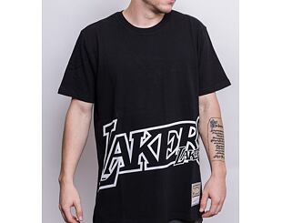 Triko Mitchell & Ness Los Angeles Lakers Big Face Tee 3.0 Black