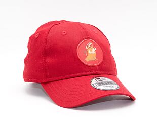 Dětská kšiltovka New Era 9FORTY Kids Character Logo Disney Strapback Scarlet