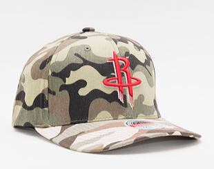 Kšiltovka Mitchell & Ness Houston Rockets Woodland Desert Stretch Snapback Camo Woodland