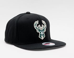 Kšiltovka Mitchell & Ness Milwaukee Bucks Downtime Redline Stretch Snapback Black