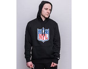 Mikina s kapucí New Era Essential NFL League Logo Pull-Over Hoody Black