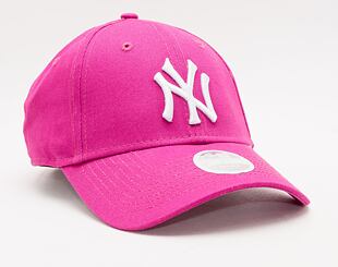 Dámská kšiltovka New Era 9FORTY Womens MLB League Essential New York Yankees Strapback Passion Pink