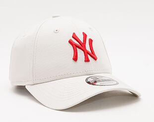 Kšiltovka New Era - MLB Essential 9FORTY - NY Yankees - Stone / Red