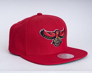 Kšiltovka Mitchell & Ness Atlanta Hawks Team Ground 2.0 Snapback HWC Red