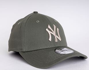 Kšiltovka New Era 39THIRTY MLB League Essential New York Yankees Stretch Fit New Olive/Stone