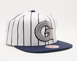 Kšiltovka Mitchell & Ness NCAA Retro Pinstripe Snapback Georgetown University White