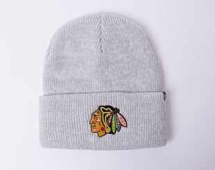 Kulich '47 Brand NHL Chicago Blackhawks Brain Freeze '47 Cuff Knit Grey