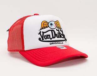 Kšiltovka Von Dutch Baker Trucker Foam White/Red