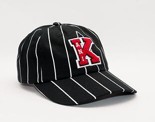 Kšiltovka Karl Kani Retro Patch Pinstripe Cap black/red/white