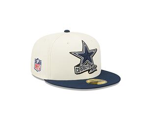 Kšiltovka New Era 59FIFTY NFL22 Sideline Dallas Cowboys Off White / Team Color