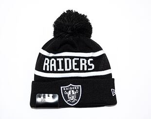 Kulich New Era NFL Jake Cuff Beanie Las Vegas Raiders Black/White