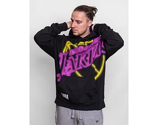 Mikina New Era NBA Enlarged Neon Pull Over Hoody Los Angeles Lakers Black/Purple