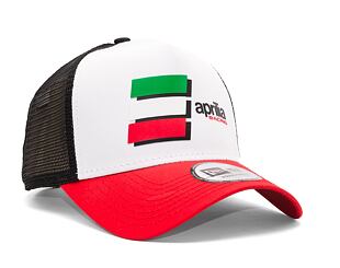 Kšiltovka New Era 9FORTY A-Frame Trucker Fw Poly Aprilia Optic White / Scarlet