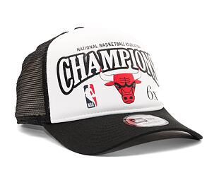 Kšiltovka New Era 9FORTY A-Frame Trucker NBA League Champions Chicago Bulls Black