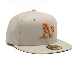 Kšiltovka New Era 59FIFTY MLB League Essential Oakland Athletics Stone / Tech Blue