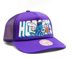 Kšiltovka Mitchell & Ness NBA Billboard Trucker Snapback Hwc Charlotte Hornets Purple