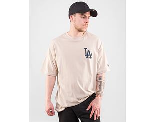 Triko New Era MLB Stadium Graphic Oversized Tee Los Angeles Dodgers Stone / Navy