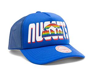 Kšiltovka Mitchell & Ness NBA Billboard Trucker Snapback Hwc Denver Nuggets Blue