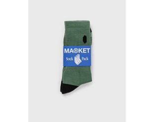 Ponožky Market Smiley Oversized Socks Sage
