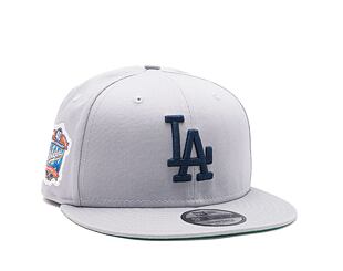 Kšiltovka New Era 9FIFTY MLB Team Side Patch Los Angeles Dodgers Grey / Dark Blue