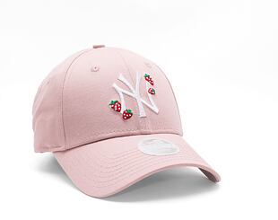 Dámská Kšiltovka New Era 9FORTY Womens MLB Strawberry New York Yankees Pink Rouge / White