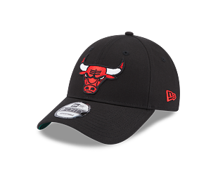 Kšiltovka New Era 9FORTY NBA Team Side Patch Chicago Bulls Black / Front Door Red