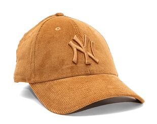Kšiltovka New Era 9FORTY MLB Cord New York Yankees Toasted Peanut
