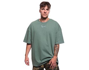 Triko Karl Kani Small Signature Heavy Jersey Boxy Tee dusty green