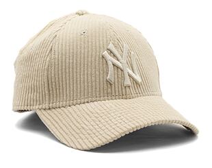 Kšiltovka New Era 9FORTY MLB Wide Cord New York Yankees Stone / White