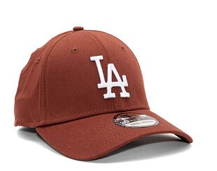 Kšiltovka New Era 39THIRTY MLB League Essential Los Angeles Dodgers Brown / White