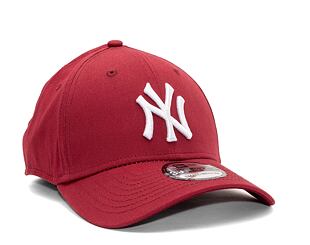 Kšiltovka New Era 39THIRTY MLB League Essential New York Yankees Cardinal / White