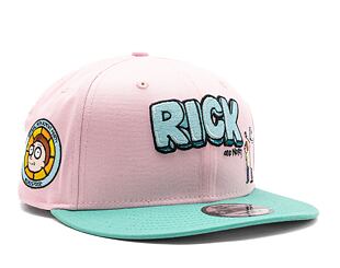 Kšiltovka New Era 9FIFTY Rick and Morty Pink