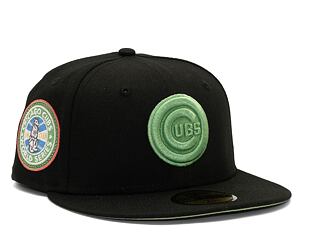 Kšiltovka New Era 59FIFTY MLB Style Activist Chicago Cubs Cooperstown Black / Green