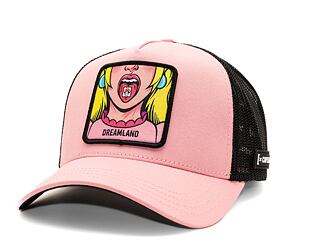 Kšiltovka Capslab Trucker - Dreamland - Shrooms - Pink