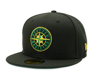 Kšiltovka New Era 59FIFTY MLB Coop Alternate Seattle Mariners - Black